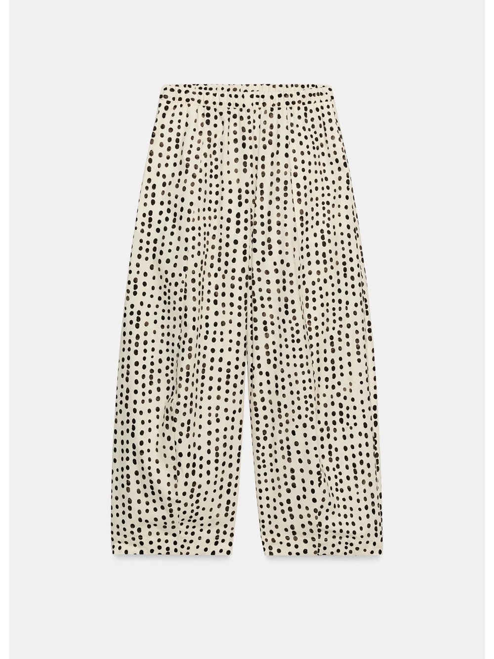 Zara ZW COLLECTION POLKA DOT PAJAMA PANTS - Picture 3 of 7
